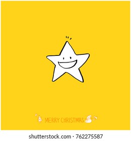 Hand drawn illustration / Happy Holiday - vector