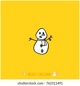 Hand drawn illustration / Happy Holiday - vector