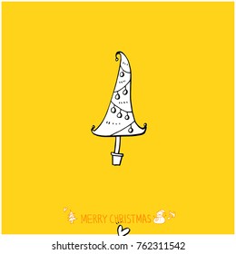 Hand drawn illustration / Happy Holiday - vector