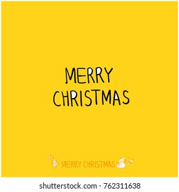 Hand drawn illustration / Happy Holiday - vector