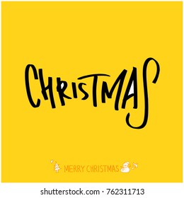 Hand drawn illustration / Happy Holiday - vector