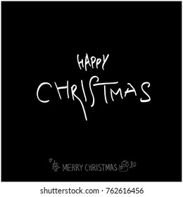 Hand drawn illustration / Happy Holiday - vector