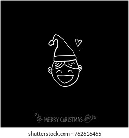 Hand drawn illustration / Happy Holiday - vector