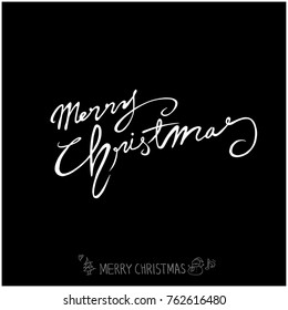 Hand drawn illustration / Happy Holiday - vector