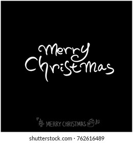 Hand drawn illustration / Happy Holiday - vector