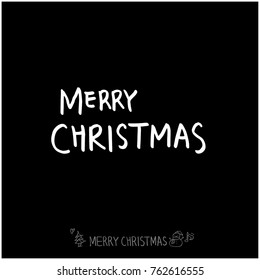 Hand drawn illustration / Happy Holiday - vector