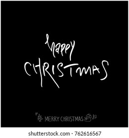 Hand drawn illustration / Happy Holiday - vector