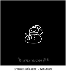 Hand drawn illustration / Happy Holiday - vector