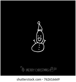 Hand drawn illustration / Happy Holiday - vector