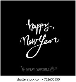 Hand drawn illustration / Happy Holiday - vector