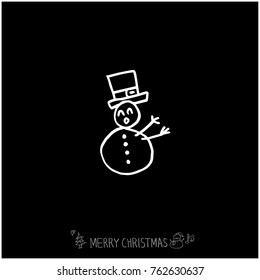 Hand drawn illustration / Happy Holiday - vector