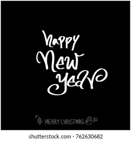 Hand drawn illustration / Happy Holiday - vector