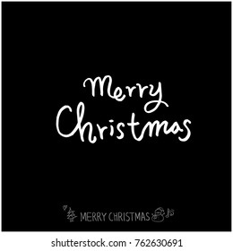 Hand drawn illustration / Happy Holiday - vector