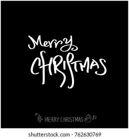 Hand drawn illustration / Happy Holiday - vector