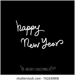 Hand drawn illustration / Happy Holiday - vector