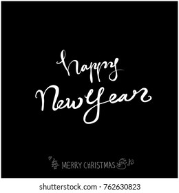 Hand drawn illustration / Happy Holiday - vector