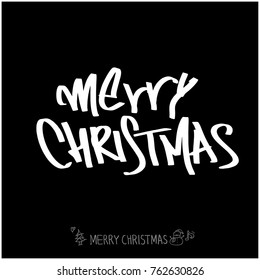 Hand drawn illustration / Happy Holiday - vector