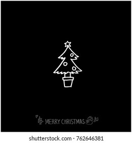 Hand drawn illustration / Happy Holiday - vector