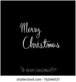 Hand drawn illustration / Happy Holiday - vector