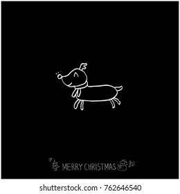 Hand drawn illustration / Happy Holiday - vector