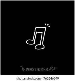 Hand drawn illustration / Happy Holiday - vector