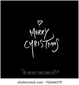 Hand drawn illustration / Happy Holiday - vector