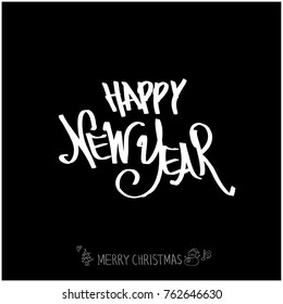 Hand drawn illustration / Happy Holiday - vector
