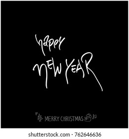 Hand drawn illustration / Happy Holiday - vector