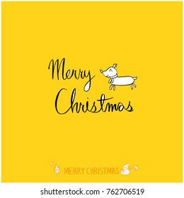 Hand drawn illustration / Happy Holiday - vector
