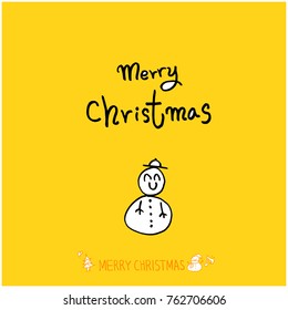 Hand drawn illustration / Happy Holiday - vector
