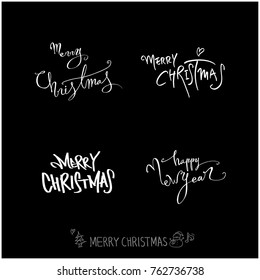 Hand drawn illustration / Happy Holiday - vector