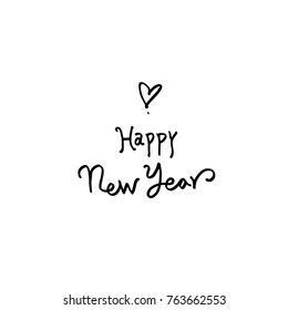 Hand drawn illustration / Happy Holiday - vector