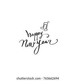 Hand drawn illustration / Happy Holiday - vector