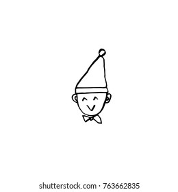 Hand drawn illustration / Happy Holiday - vector