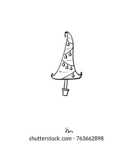 Hand drawn illustration / Happy Holiday - vector