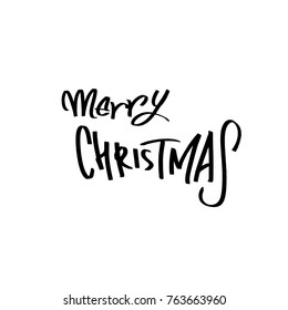 Hand drawn illustration / Happy Holiday - vector