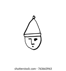 Hand drawn illustration / Happy Holiday - vector