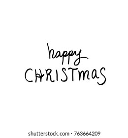 Hand drawn illustration / Happy Holiday - vector