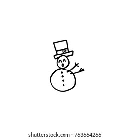 Hand drawn illustration / Happy Holiday - vector