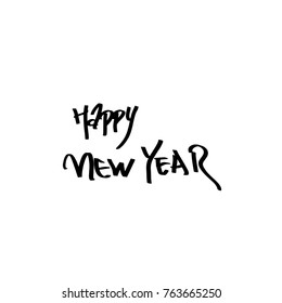 Hand drawn illustration / Happy Holiday - vector