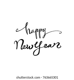 Hand drawn illustration / Happy Holiday - vector