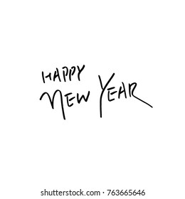 Hand drawn illustration / Happy Holiday - vector