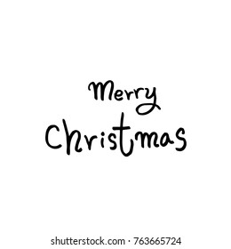 Hand drawn illustration / Happy Holiday - vector