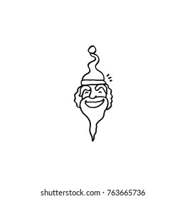 Hand drawn illustration / Happy Holiday - vector
