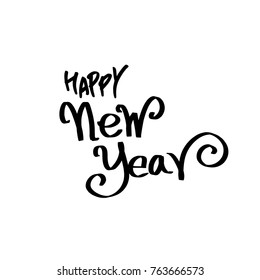 Hand drawn illustration / Happy Holiday - vector