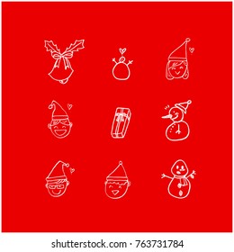 Hand drawn illustration / Happy Holiday - vector