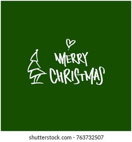 Hand drawn illustration / Happy Holiday - vector