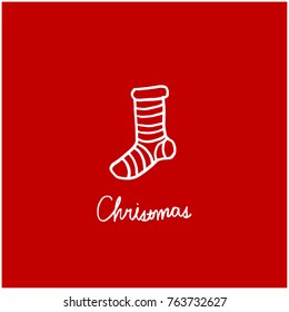 Hand drawn illustration / Happy Holiday - vector