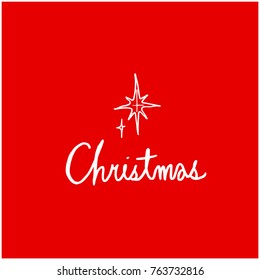Hand drawn illustration / Happy Holiday - vector