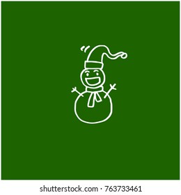 Hand drawn illustration / Happy Holiday - vector